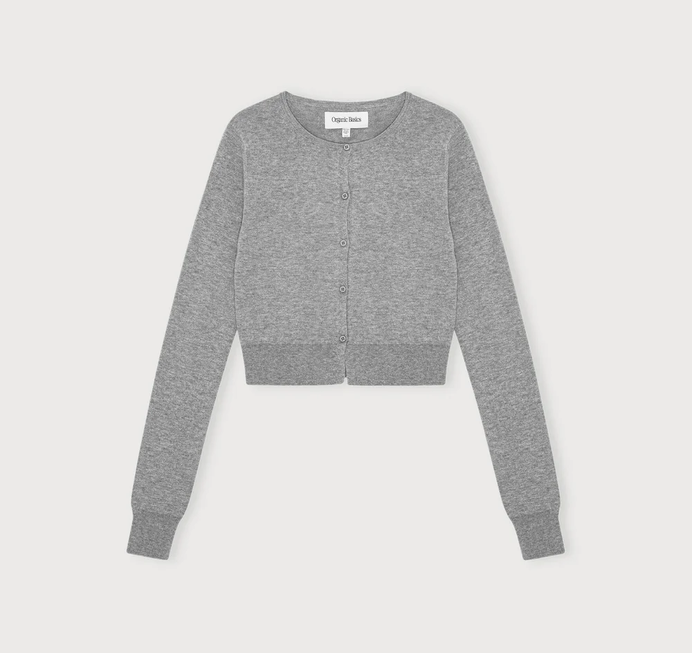 Fine Knit Cropped Cardigan