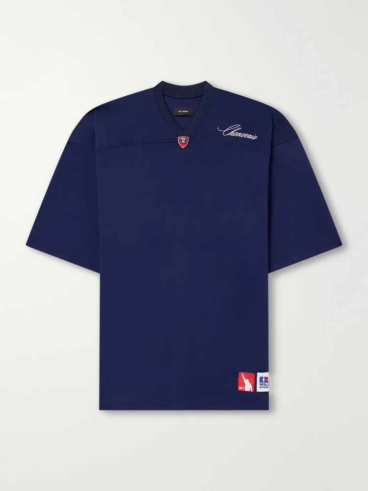 Embroidered Jersey T-Shirt