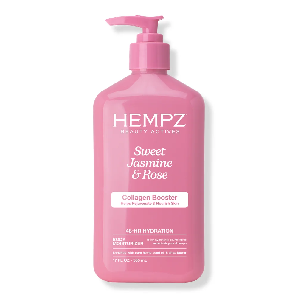 Sweet Jasmine & Rose Body Moisturizer with Collagen Booster (17 oz)