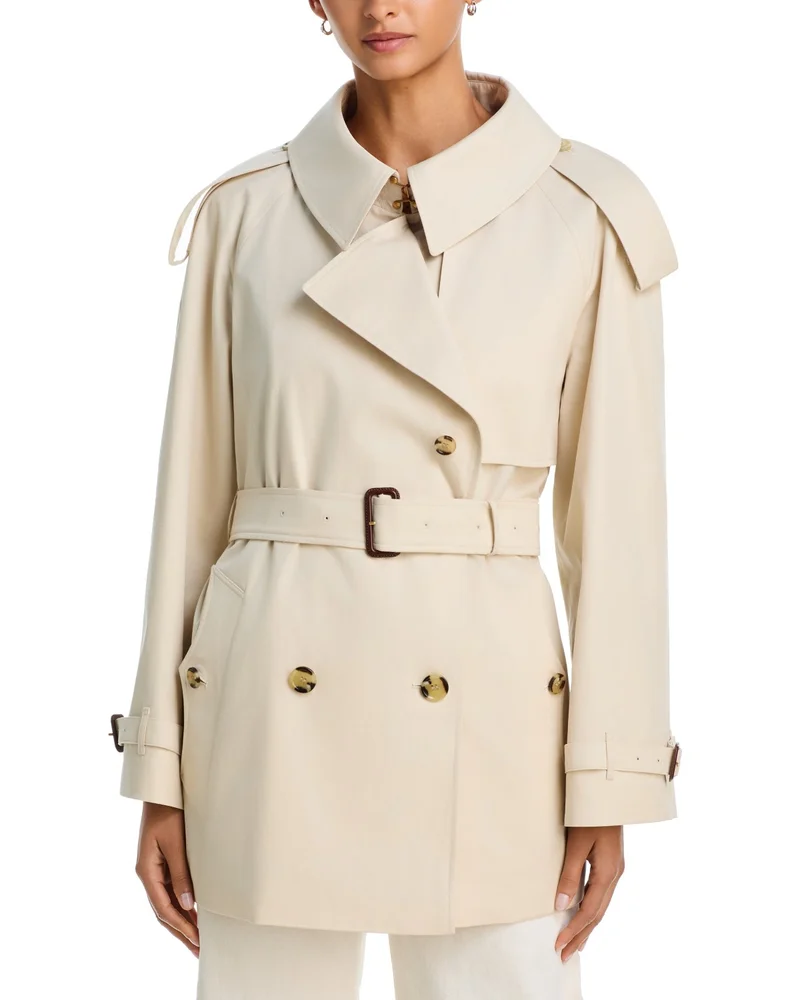 Short Tropical Gabardine Fitzrovia Trench Coat