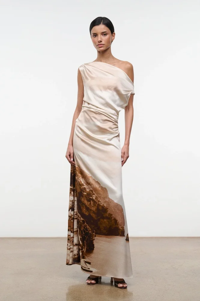 PHARE SILK MAXI DRESS