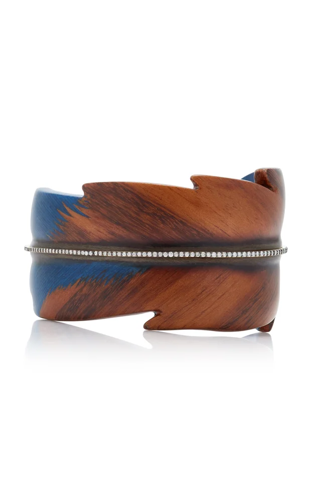 Marquetry Diamond Cuff