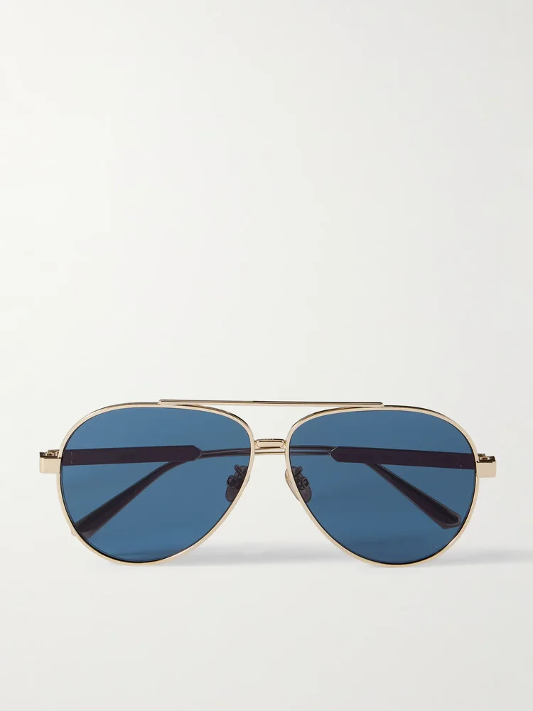 DiorCannage A1U aviator-style gold-tone sunglasses