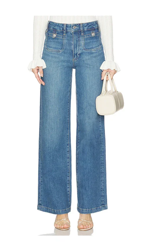 Anessa Rounded Pockets Jeans PAIGE