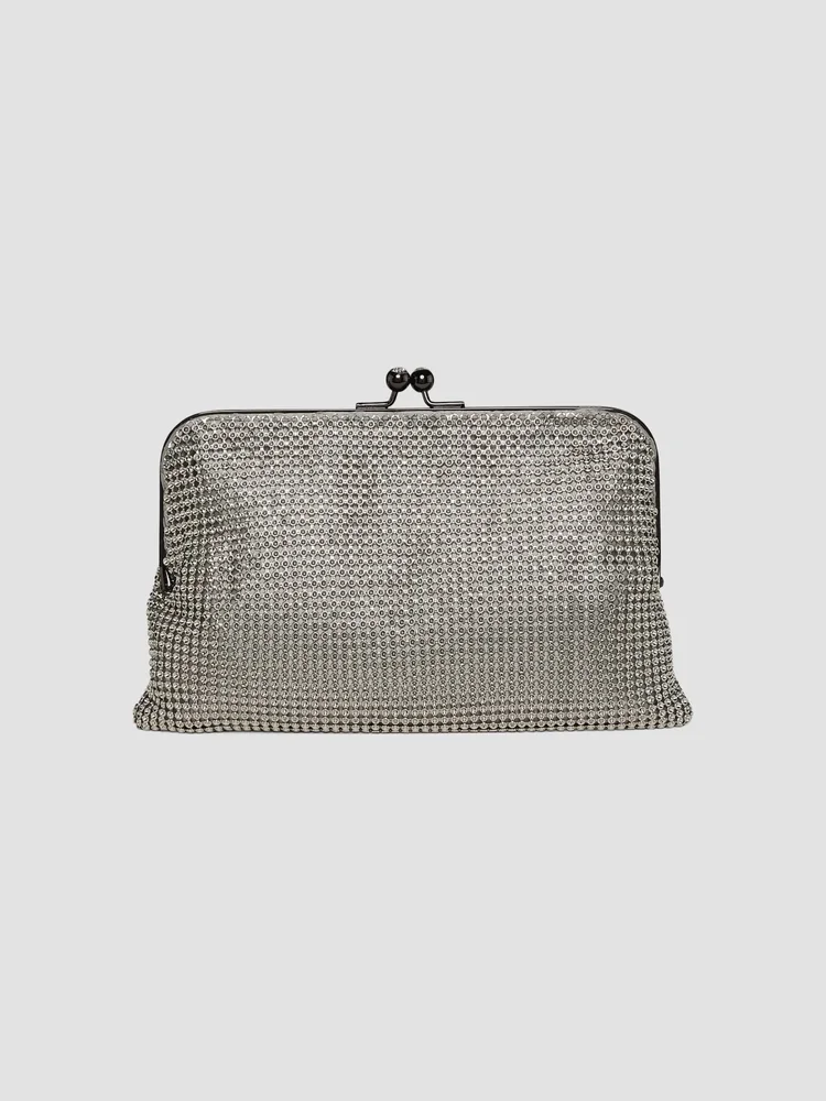 Dimple Mesh Clutch