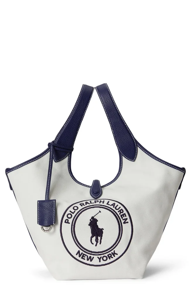Polo Play Crest Canvas Tote