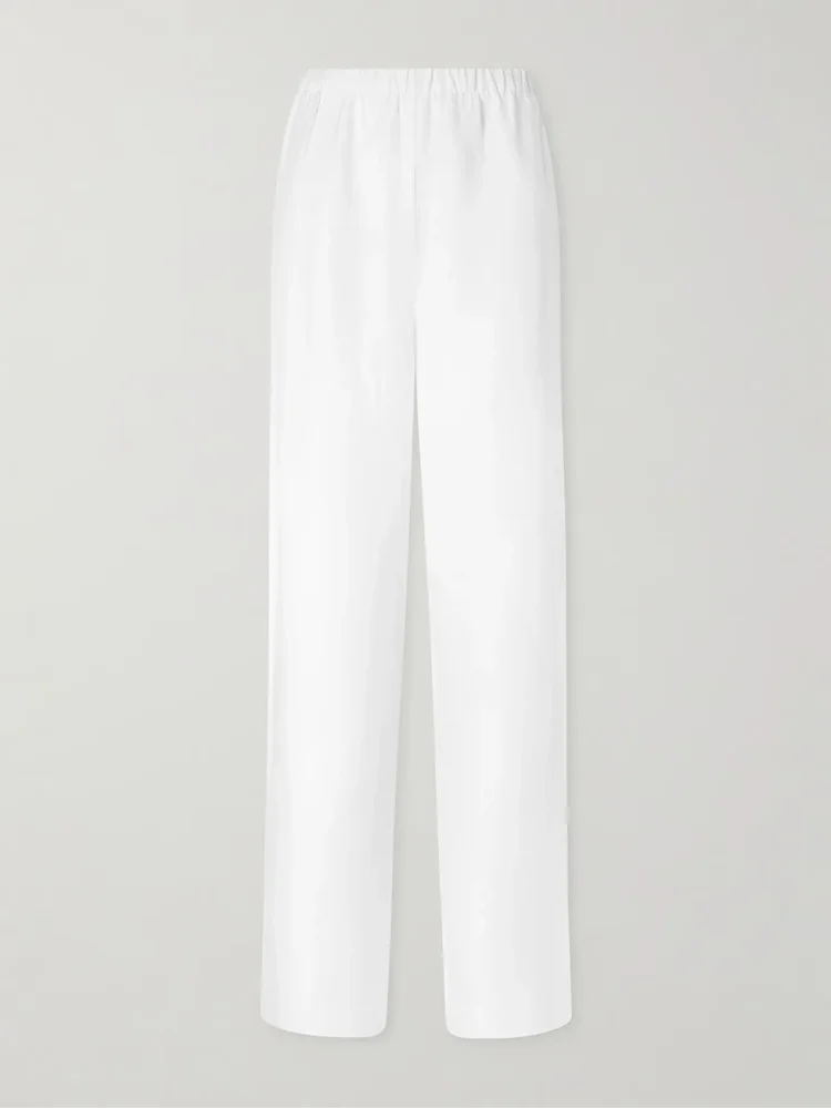 Roslyn woven wide-leg pants
