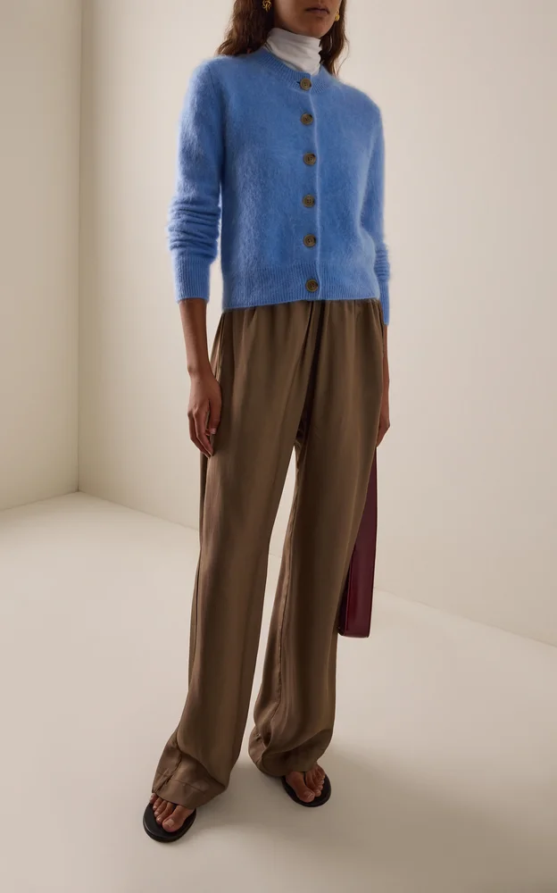 Azalea Brushed Cashmere Cardigan