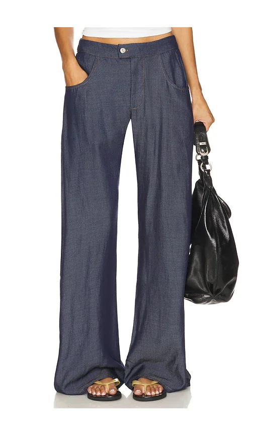 Eddie Bowed Pant EB Denim
