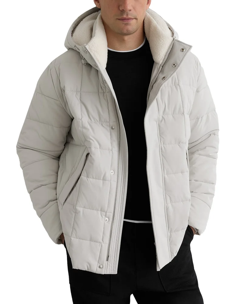 Klause Long Sleeve Borg Lined Quilted Puffer Jacket