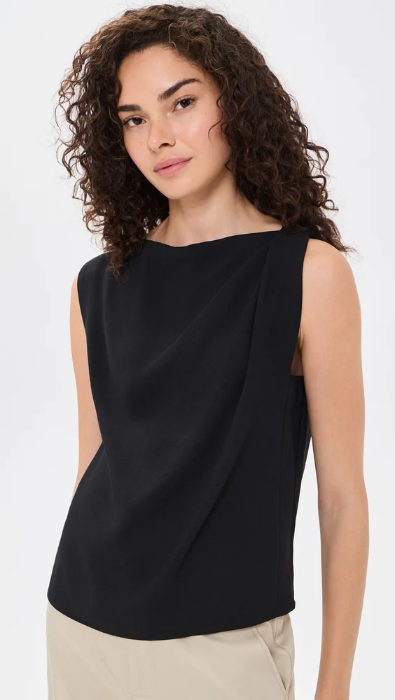 Draped Shoulder Top