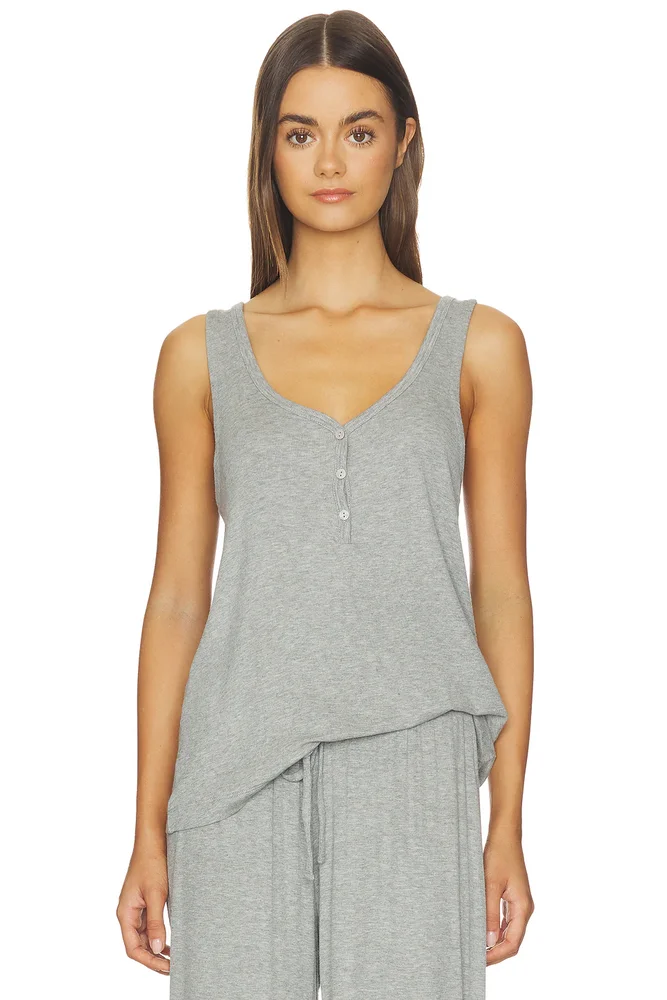Dream Rib Vneck Tank Top