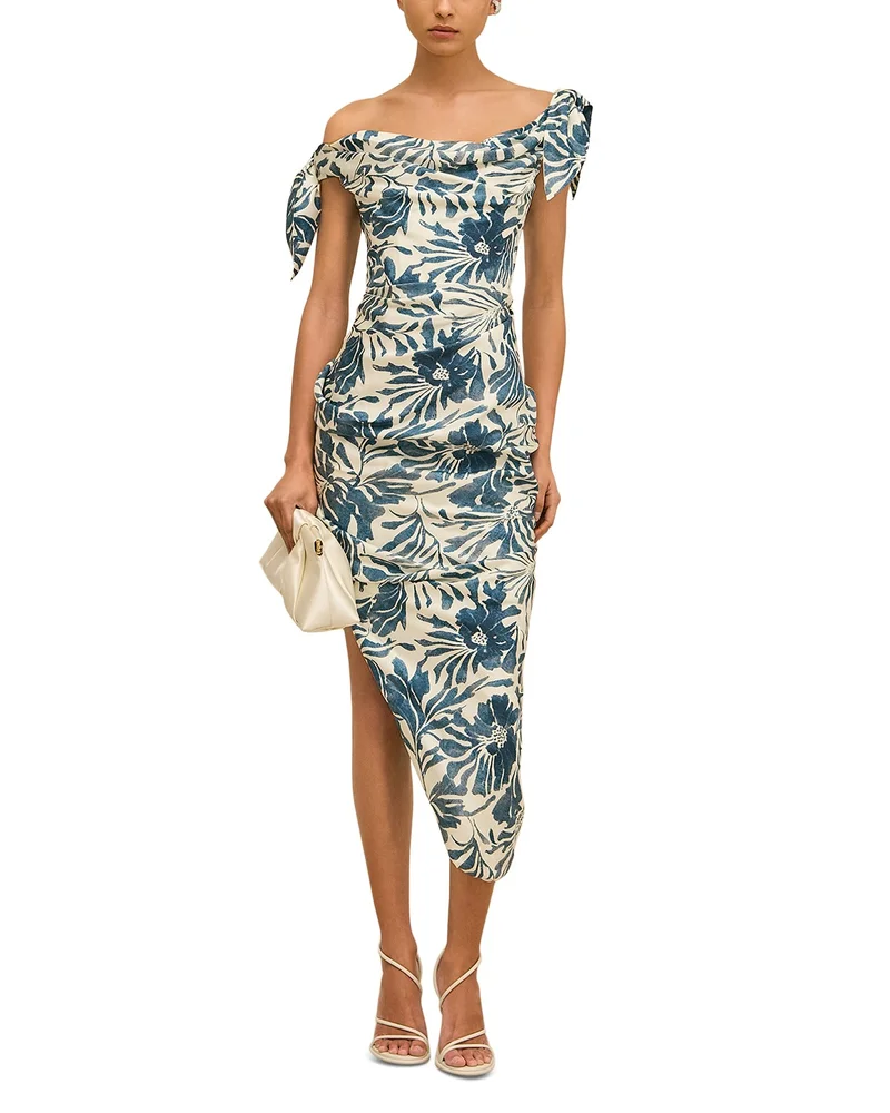 Ithaca Silk Asymmetric Dress
