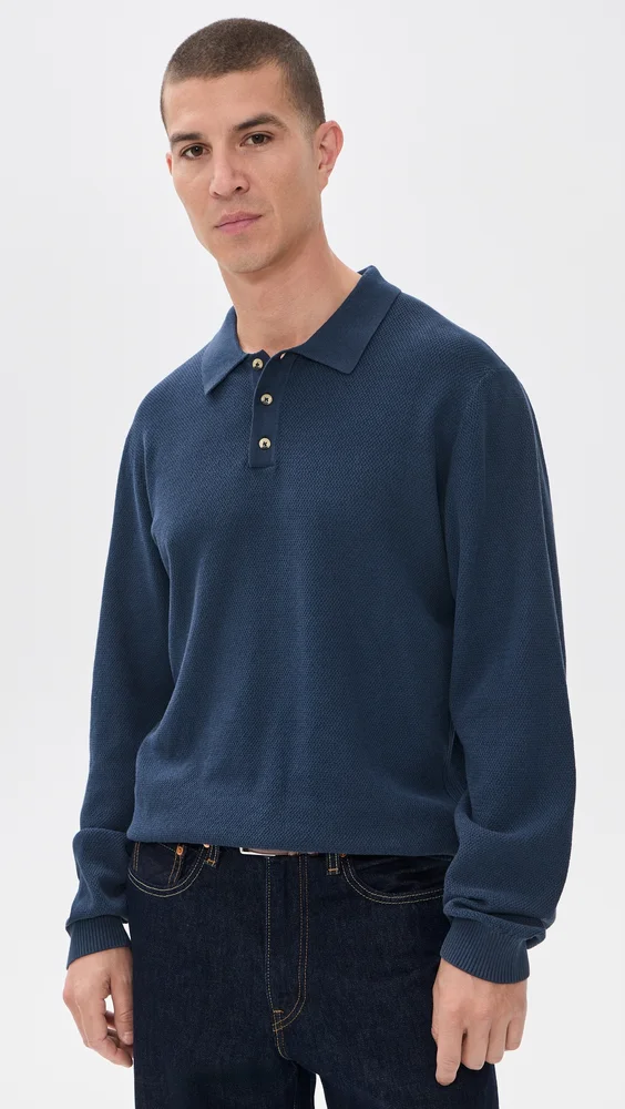 Mariner Long Sleeve Polo Top