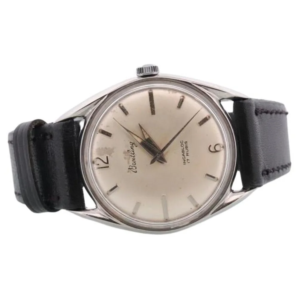 Pre-Owned Vintage Breitling 17 Jewel Rubis Manual 34mm, Ref. 633 (1950s)