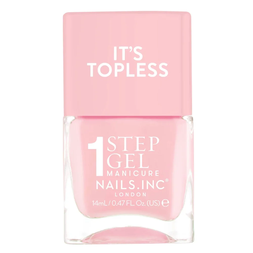 It's Topless 4-in-1 Base Coat, Treatment, Color and Top Coat 1-Step Gel Nail Polish
