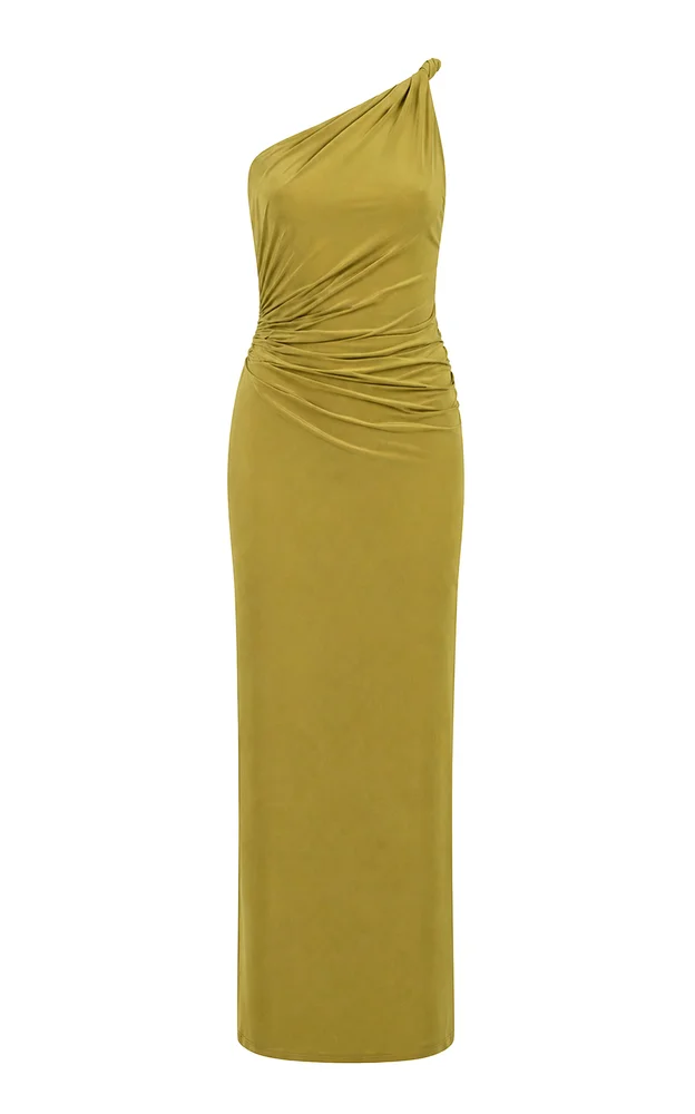 Celele One-Shoulder Maxi Dress