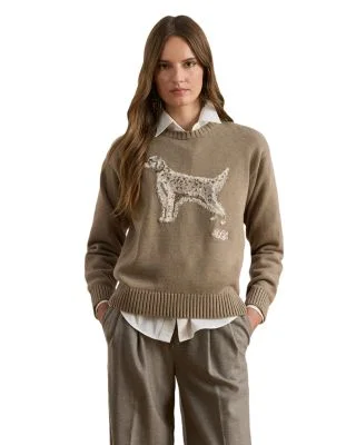 Intarsia Knit Dog Sweater