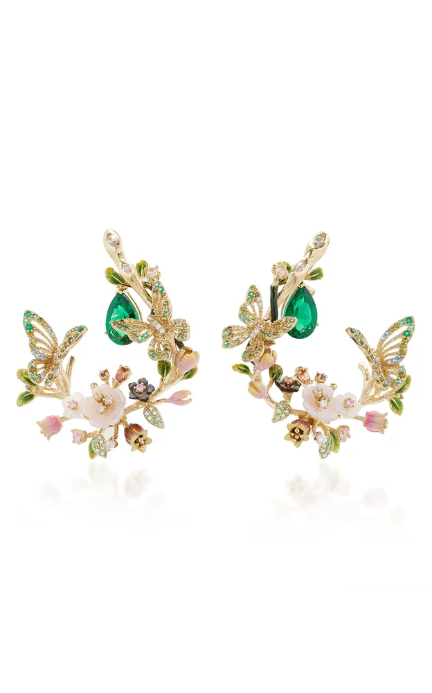 M'O Exclusive: Butterfly Garland Earrings