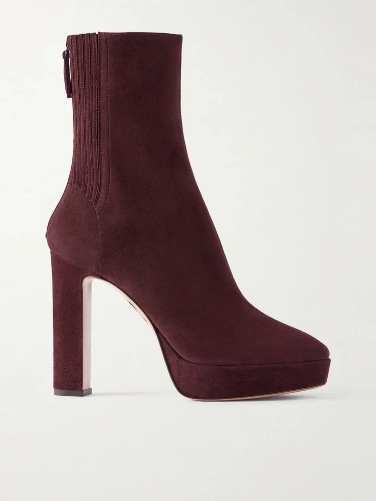 Martine 110 suede ankle boots