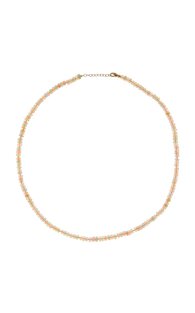 Soleil 14K Yellow Gold Opal Connection Necklace