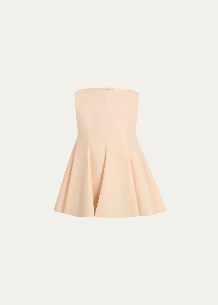 Marita Paneled Cotton Peplum Top