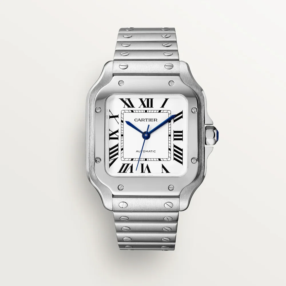 Santos de Cartier Watch, Medium Model, Steel