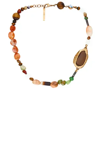 Handmade Combination Natural Stones Necklace