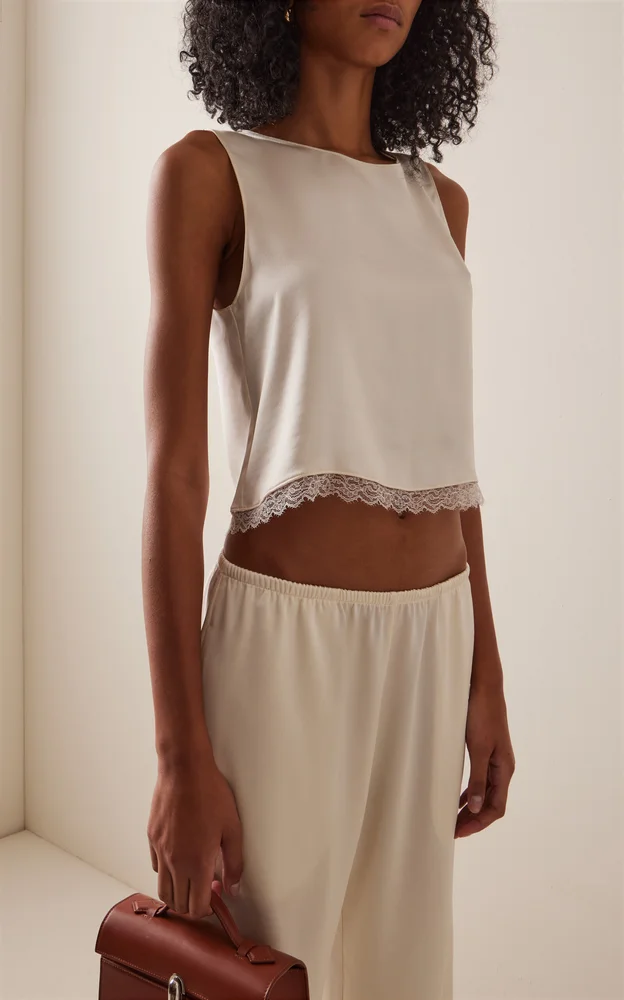 Barb Lace Cropped Top