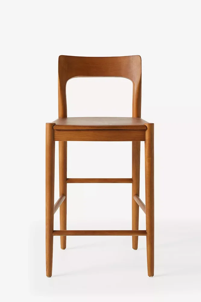 Heritage Ash Wood Counter Stool
