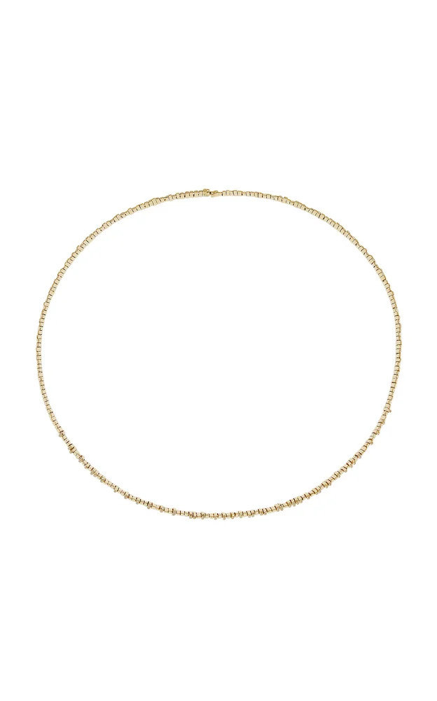 Fireworks 18K Yellow Gold Diamond Necklace