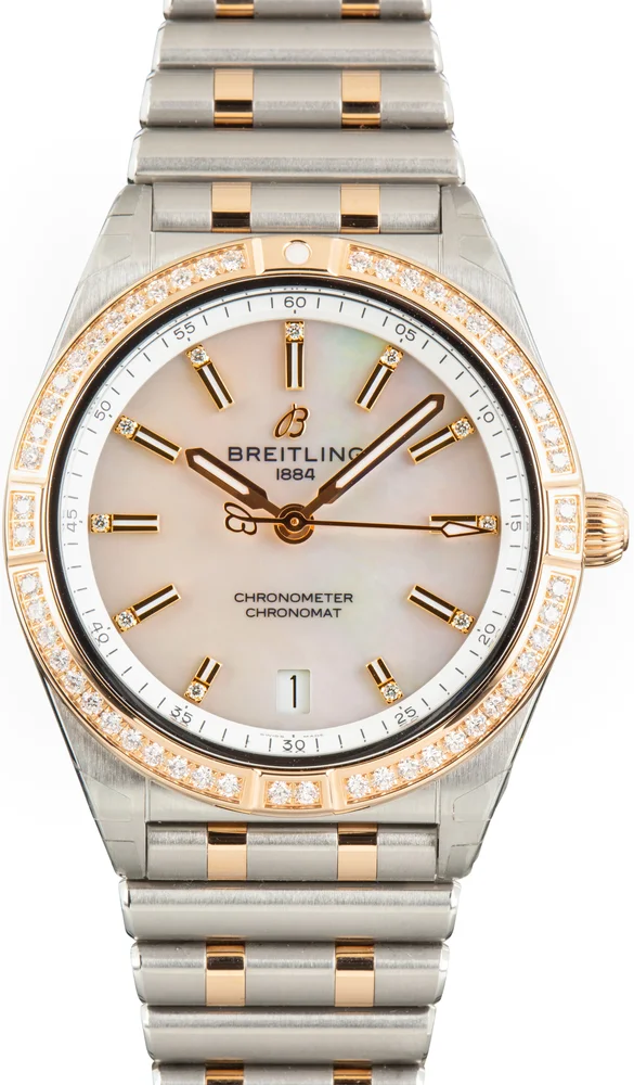 Pre-Owned Chronomat Automatic 36 Mother of Pearl Diamond Dial