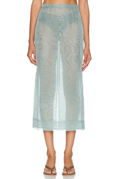 Organza Pencil Skirt
