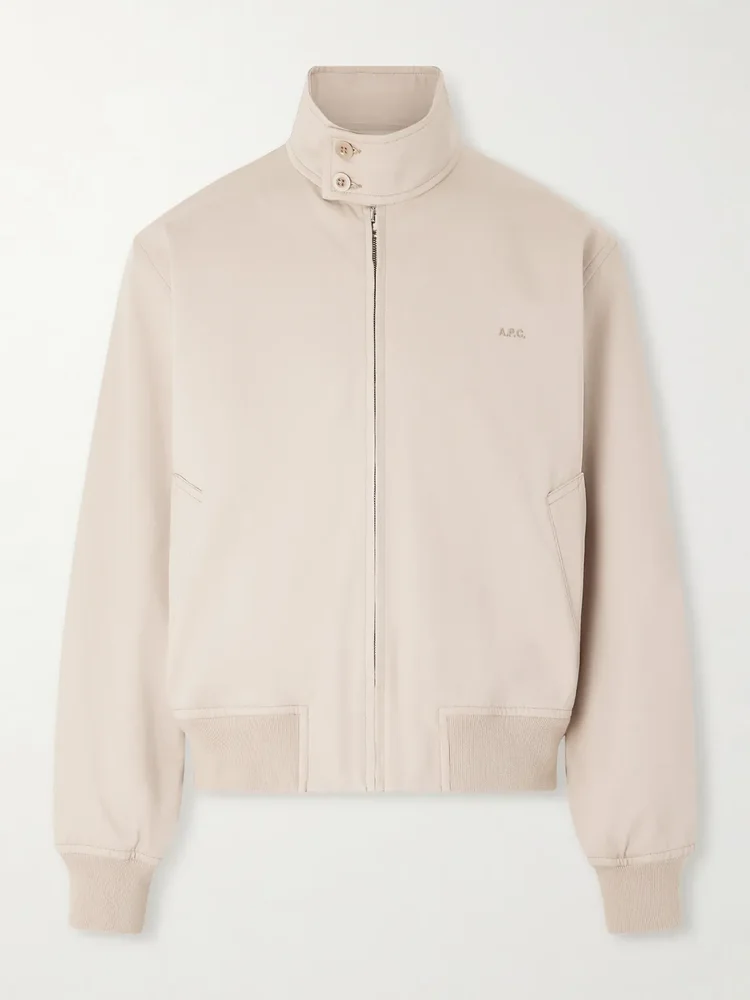 Cotton Twill Blouson Jacket