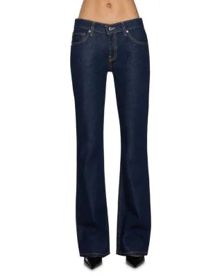 Maria Low Rise Bootcut Jeans in Havana Night