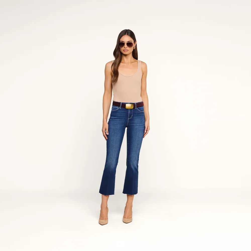 Kendra Cropped Flare Jean