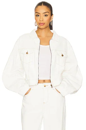 Retro Sherpa Lined Western Denim Jacket
