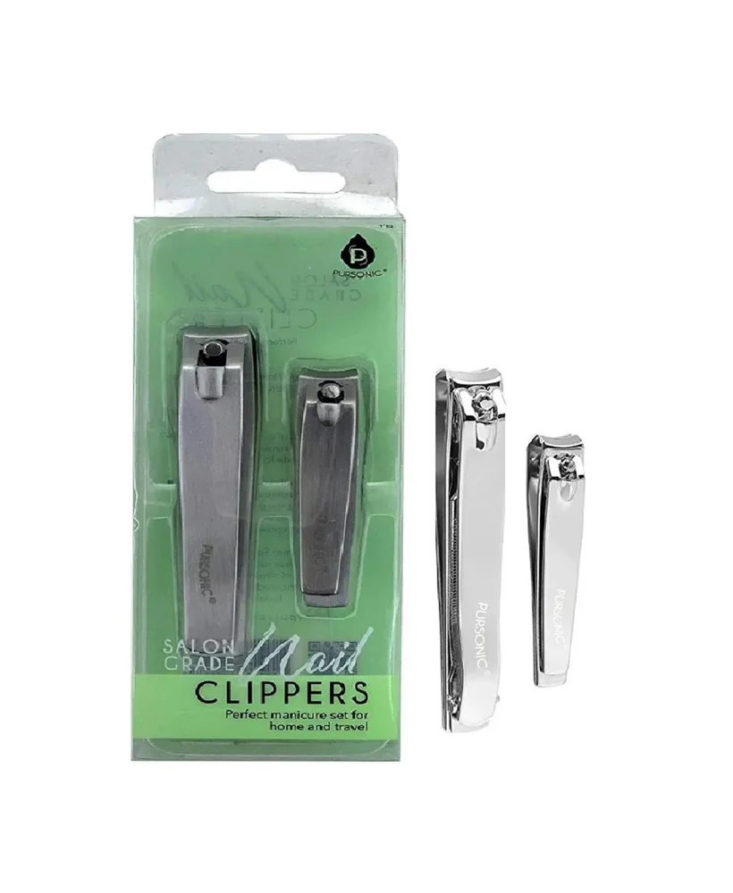 Salon Grade Nail Clippers, 2 Pack