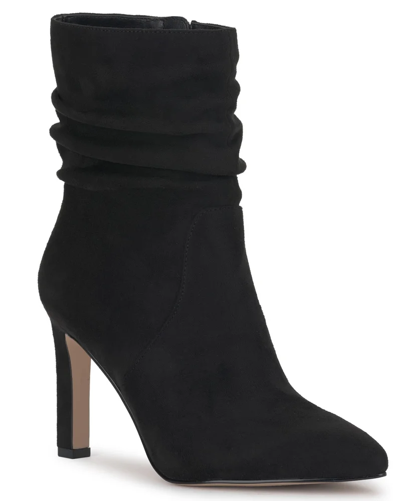 Komoena Blade-Heel Slouch Dress Booties