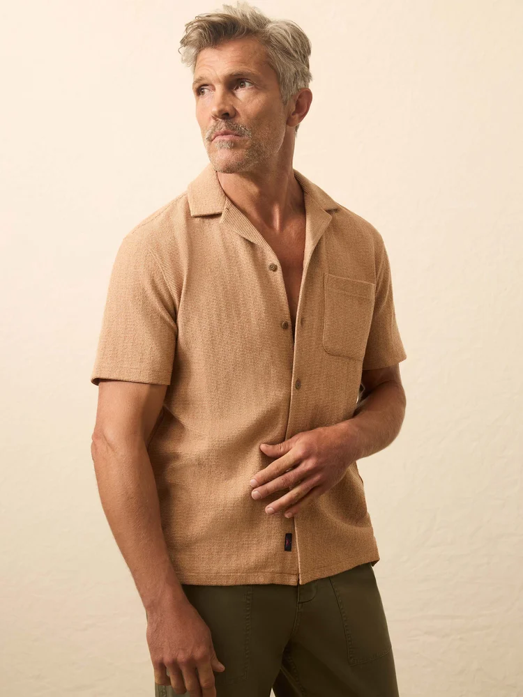 Short-Sleeve Oasis Shirt - Rust Orange