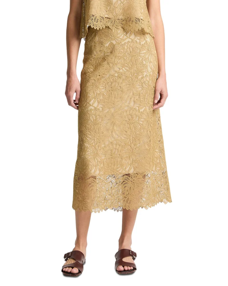 Lace Midi Skirt