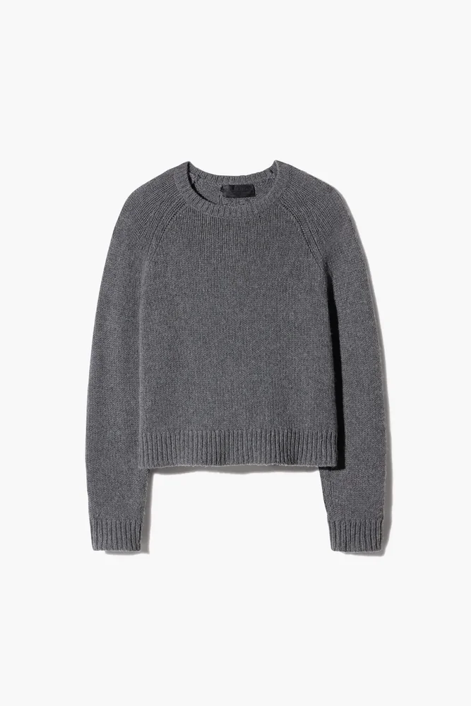 Laurel Sweater in Dark Charcoal Melange