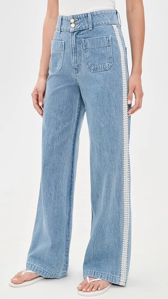 Taylor High Rise Wide Leg Jeans