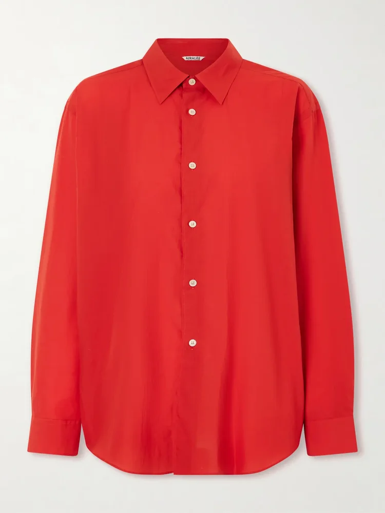 Cotton-poplin shirt