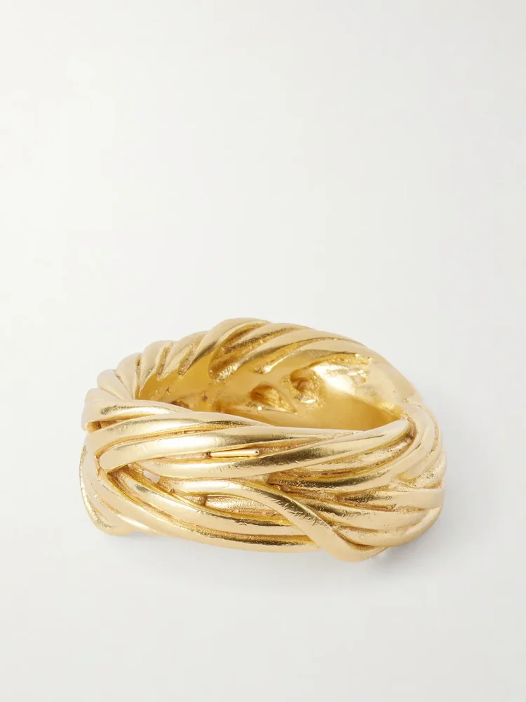 Ida gold plated ring