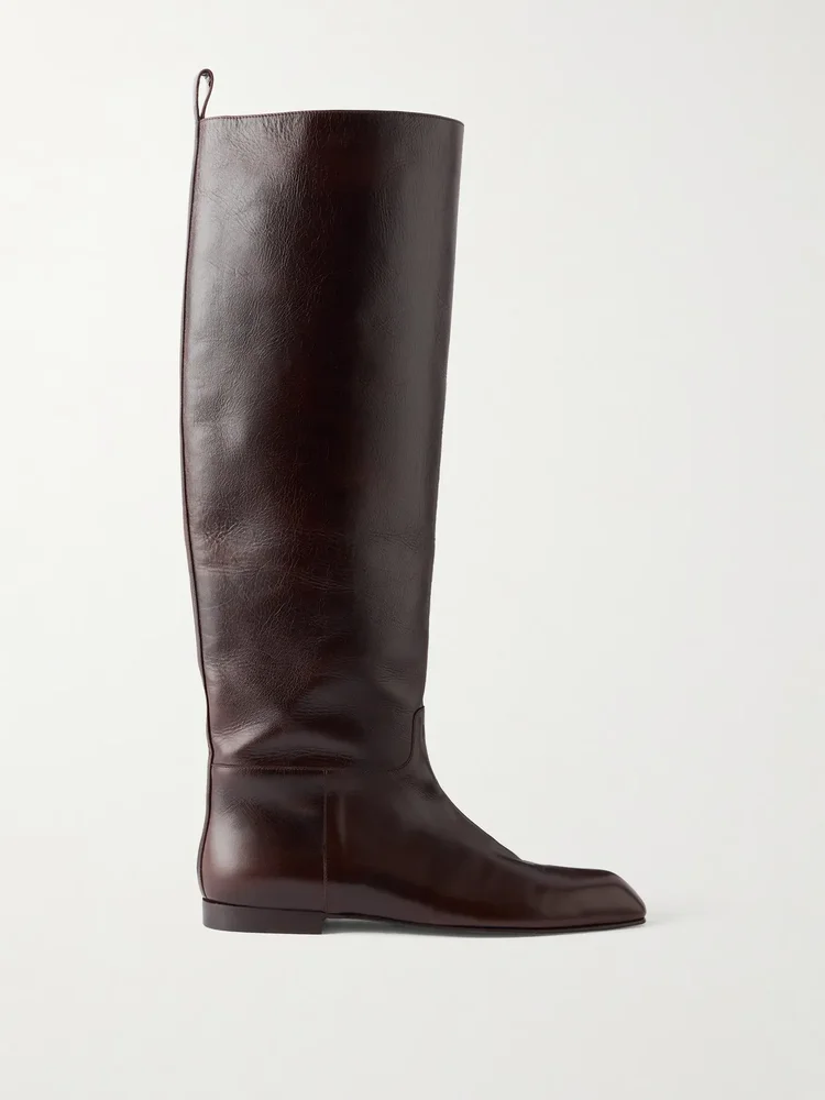 Colt leather knee boots