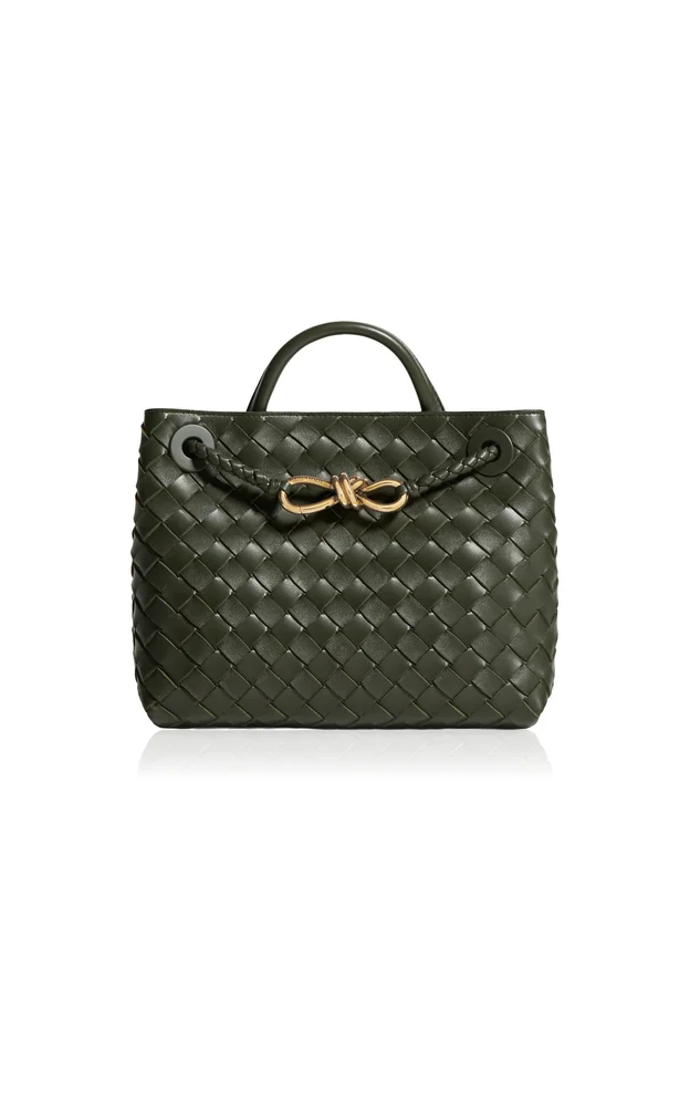 Small Andiamo Intrecciato Leather Bag