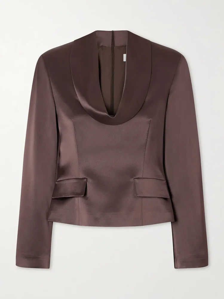 Kendal satin blouse