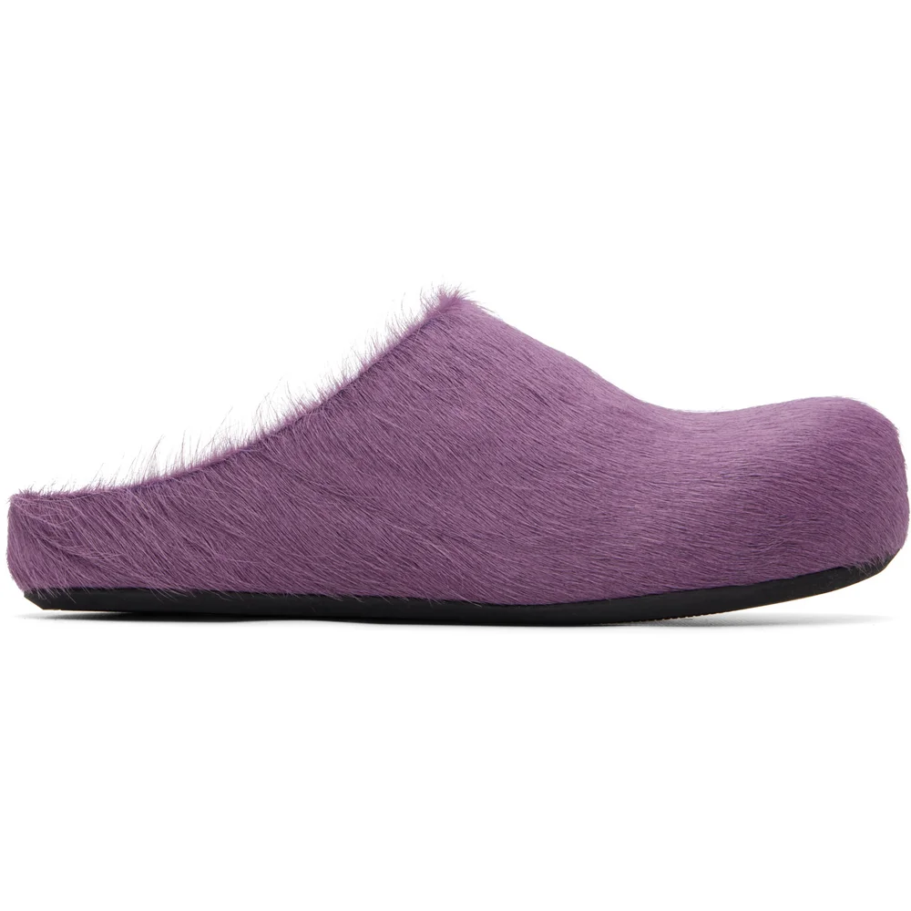 Purple Fussbett Sabot Slip-on Loafers