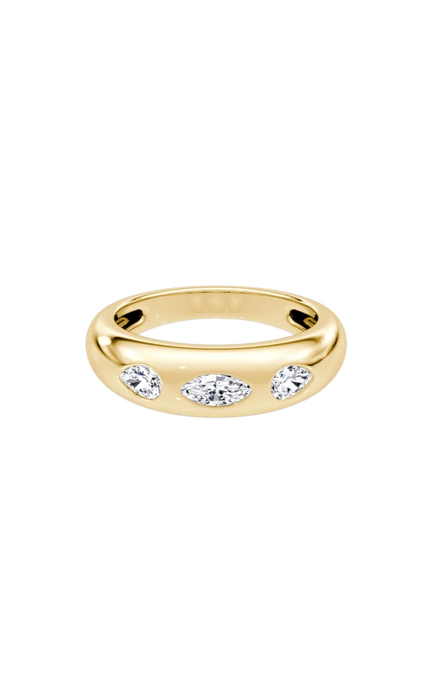 Petra & Meehan 14K Yellow Gold Lab-Grown Diamond Ring